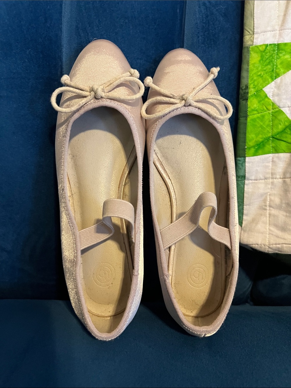 Urban Outfitters Satin Pink Ballet Flats with Bow